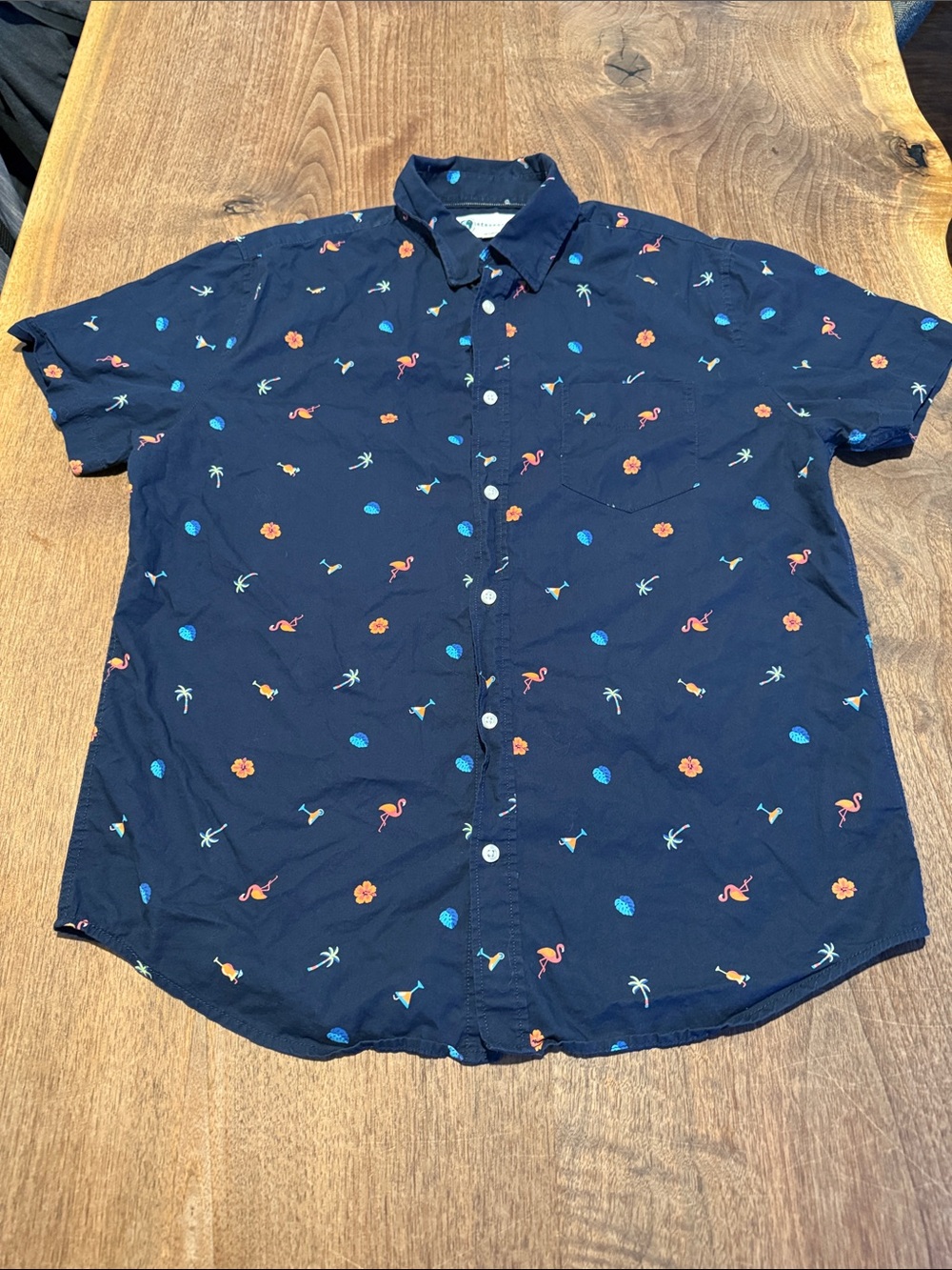 AEROPOSTALE SS Button-Down - L